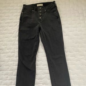 Madewell high rise skinny jeans in size 26
